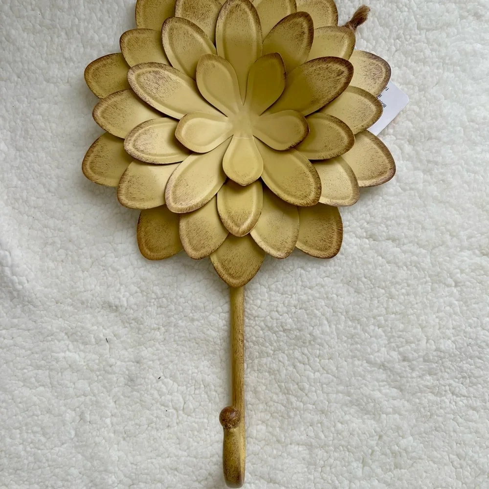 Floral Wall Hook Set - Pink and Yellow